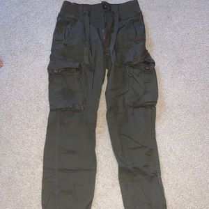Army Green Cargo Pants